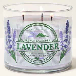 Bath & Body Works 3 Wick French Lavender Soy Blend Candle 14.5 oz